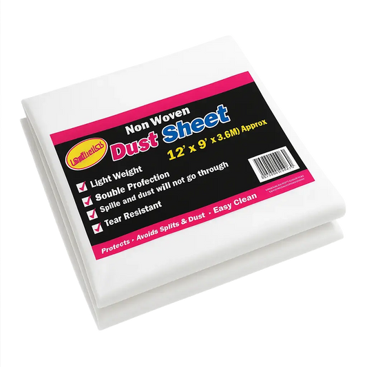 Non Woven Dust Sheets: 12' x 9'