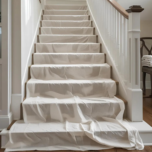stair dust sheets 2