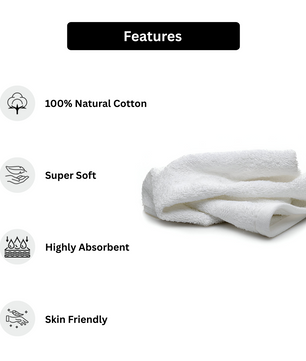 10 Piece White Towel Bale Set