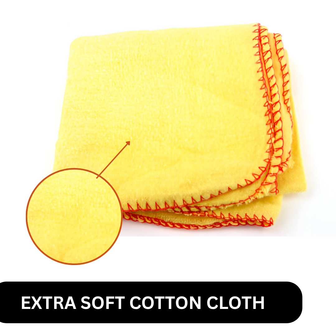 Yellow Cotton Dusters - Pack of 8