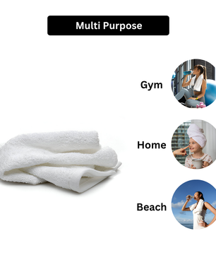 10 Piece White Towel Bale Set