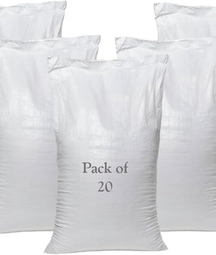 20 x Woven Polypropylene Rubble Builder Bags 22 x 33