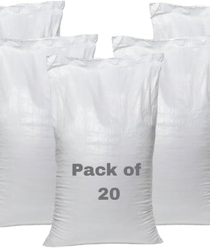 20 x Woven Polypropylene Rubble Builder Bags 22 x 33