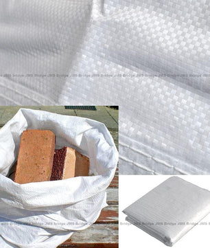 100 x NEW Woven Polypropylene Rubble Builder Sacks Bags 55 cm x 85cm / 22