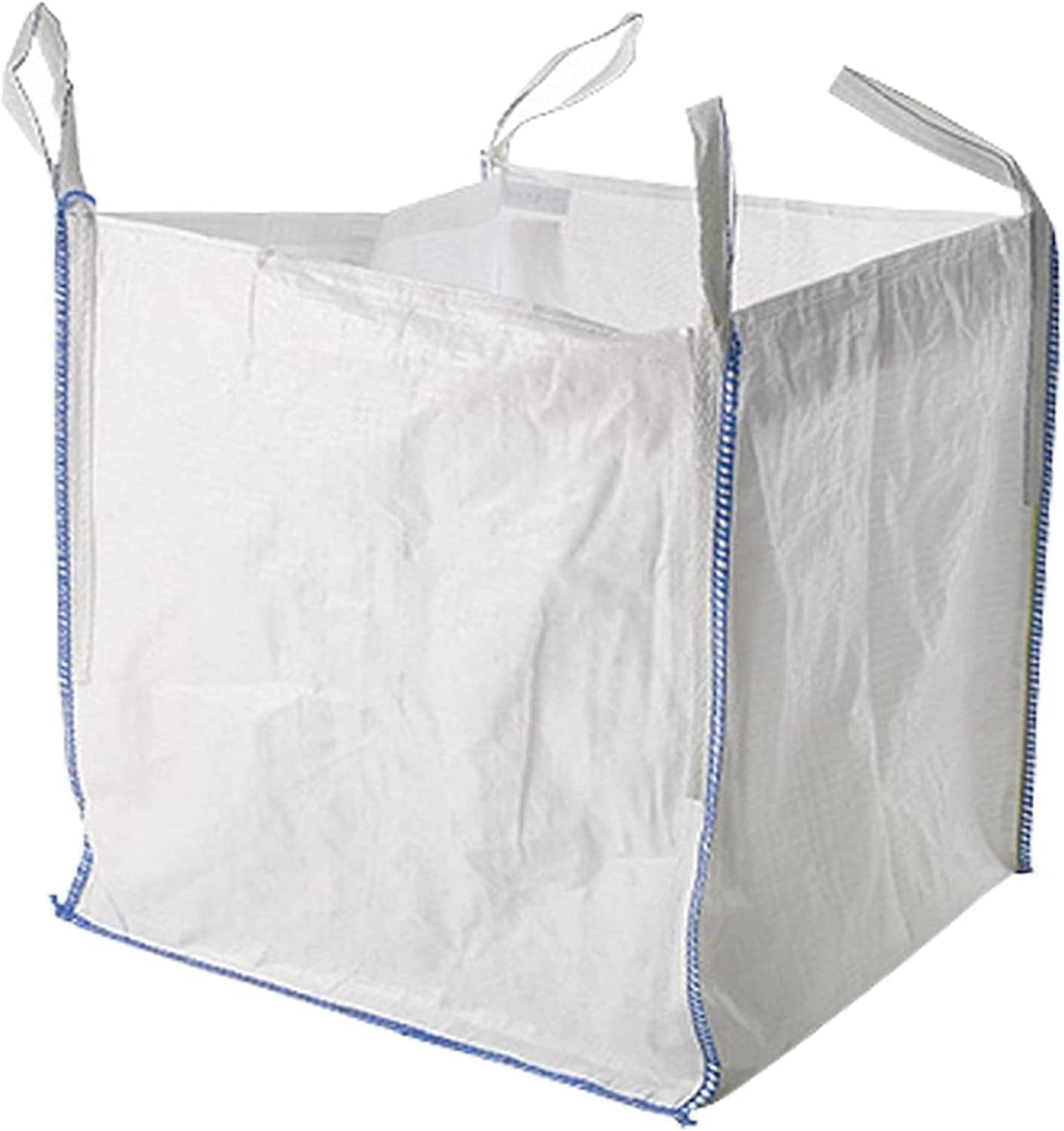 10 x FIBC Bulk Bags 1 Tonne Heavy Duty – Industrial Builder Bags for Garden Waste, Rubble, Sand, Gravel & Storage – Jumbo Sack Made from Strong Woven Polypropylene
