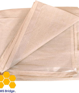 3 x Cotton Dust Sheets for Decorating, Painting, Furniture | 12ft x 9ft | Laminated Dust Sheet with Cotton Backed with Plastic Polythene Sheeting Paint Cover Sheet | Drop Cloth | (3xLT129)