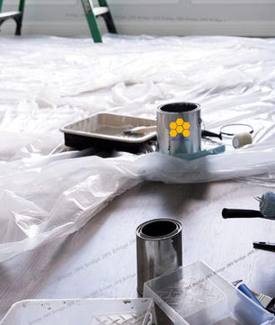 Polythene Sheeting, Dust Sheets for Decorating, Plastic Sheet, Water Proof Roll. Size: 2m x 50m.. Plastic. Ideal for Painting, Decorating, Furniture & Flooring. Dust & Water Proof (1xPDS250)