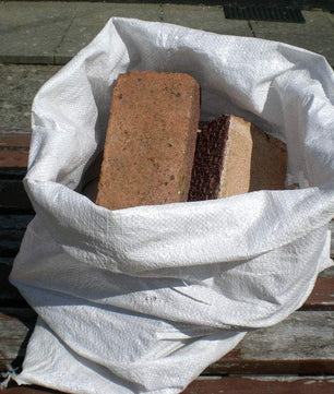 100 x NEW Woven Polypropylene Rubble Builder Sacks Bags 55 cm x 85cm / 22