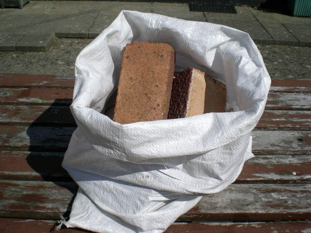 100 x NEW Woven Polypropylene Rubble Builder Sacks Bags 55 cm x 85cm / 22" x 33" Approx