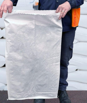 50 x Rubble Sacks Woven Polypropylene Builder Bags 55 cm x 85cm / 22'' x 33
