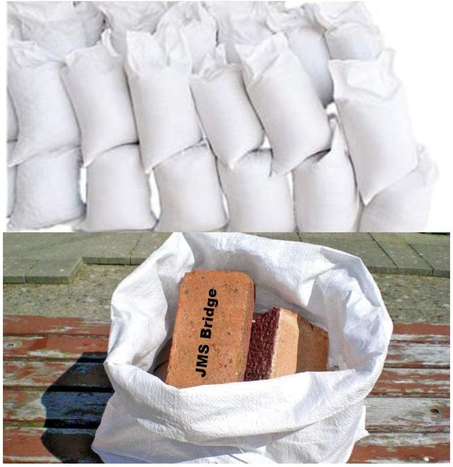 100 x NEW Woven Polypropylene Rubble Builder Sacks Bags 55 cm x 85cm / 22" x 33" Approx