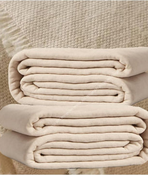 2 x Heavy Duty Canvas Dust Sheets 12ft x 9ft – Extra Strong Drop Cloth for Painting & Decorating – Washable & Reusable Paint Cover Sheets for Furniture, Floors, Stairs & Home Renovation (2xOZ6129)