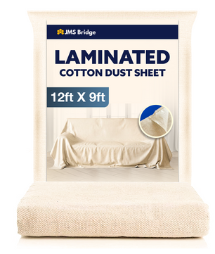 Poly Backed Dust Sheet: 12' x 9'