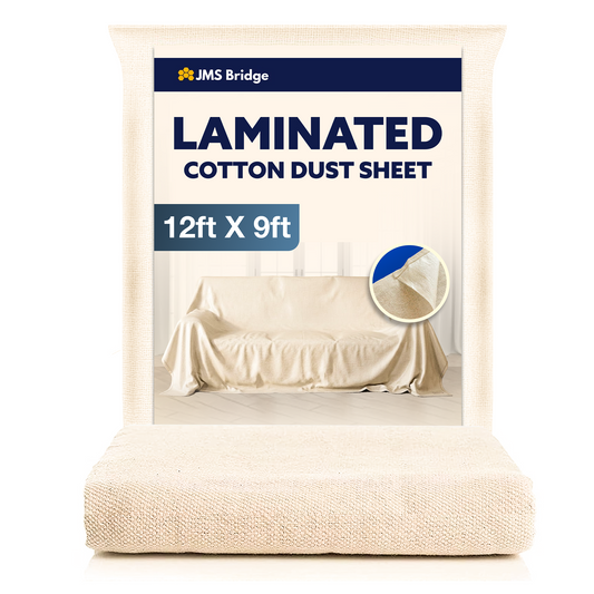 Poly Backed Dust Sheet: 12' x 9'