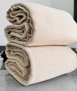 Laminated Cotton Dust Sheets for Decorating **Pack of 2** Waterproof - 12ft x 9ft - Cotton Twill Backed with Plastic Sheet Polythene Sheeting - Absorbs Spills - for Painting, Furniture, DIY, Floor