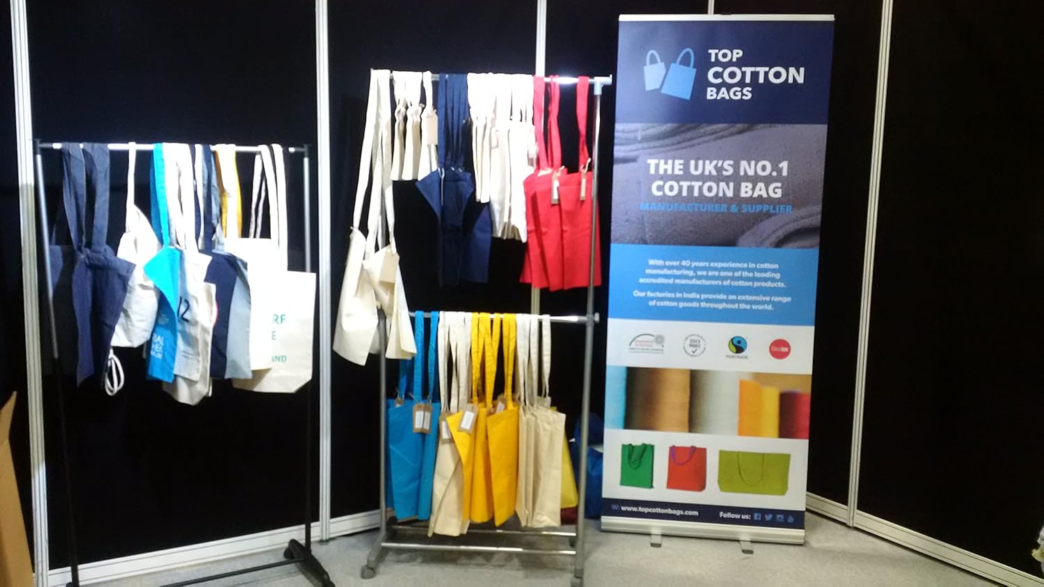 JMS Bridge 10 x Eco-Friendly Premium Natural Cotton Shopping Tote Bags - Plain Design, Perfect for Decorating and Printing