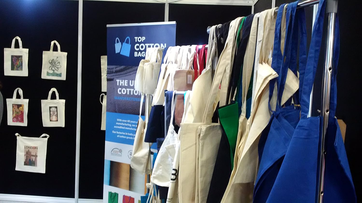 JMS Bridge 10 x Eco-Friendly Premium Natural Cotton Shopping Tote Bags - Plain Design, Perfect for Decorating and Printing