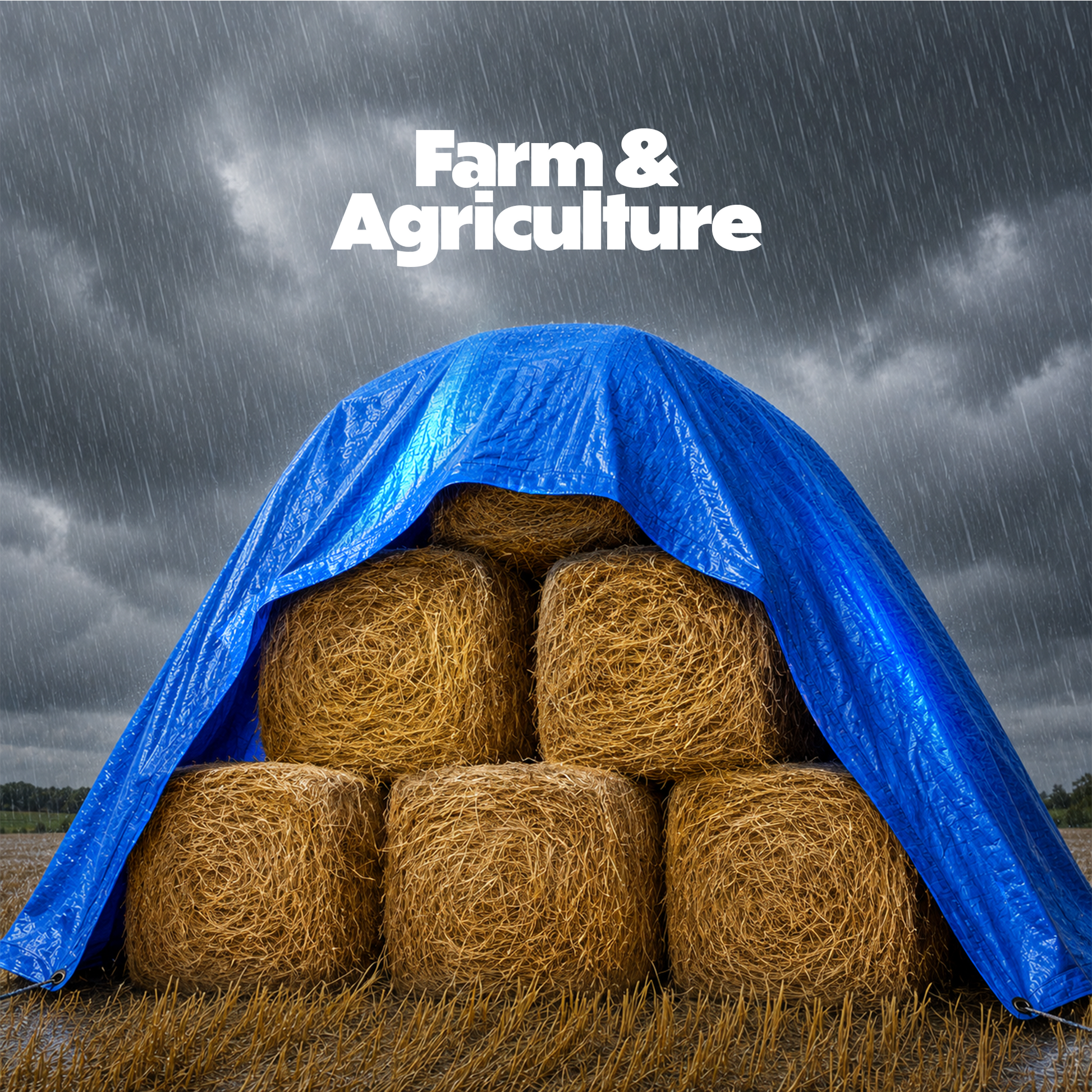 Heavy Duty Waterproof Tarps | UV & Rot-Proof | Reinforced Eyelets