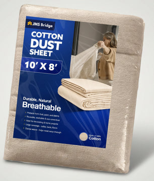 Cotton Dust Sheet - 10' x 8'