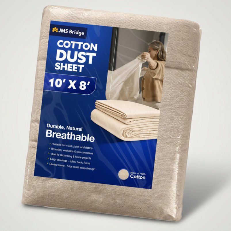 Cotton Dust Sheet - 10' x 8'