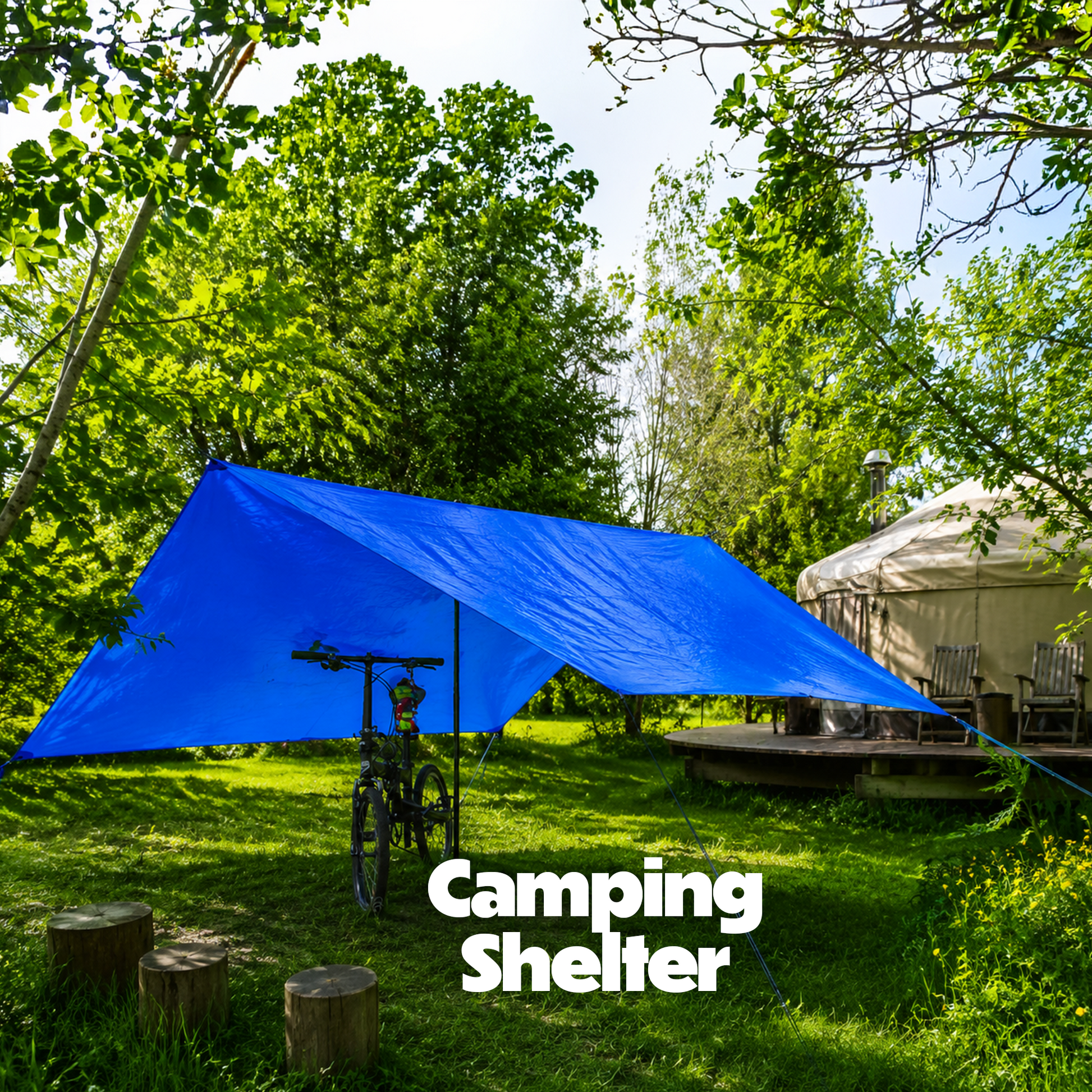 Heavy Duty Waterproof Tarps | UV & Rot-Proof | Reinforced Eyelets