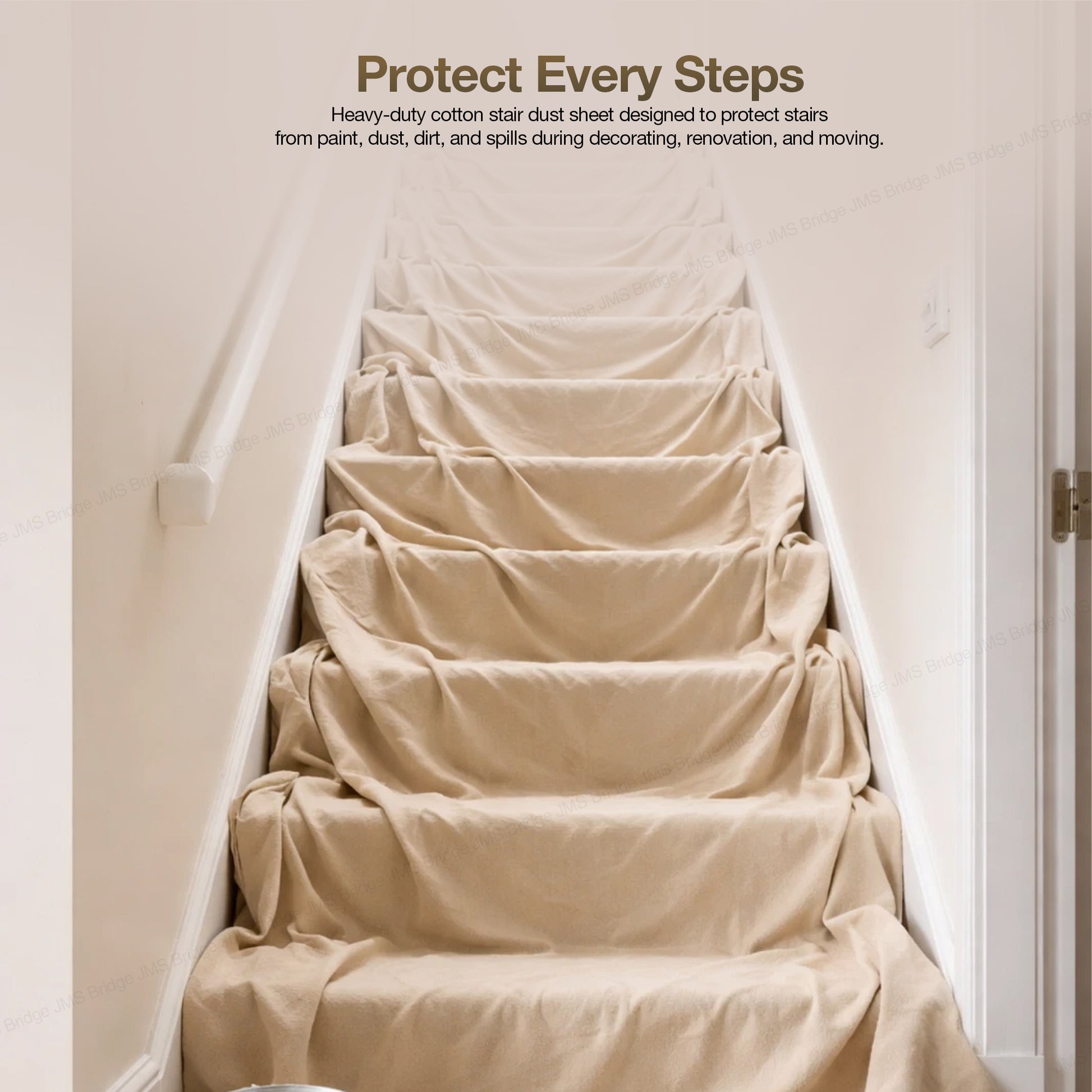 Cotton Stair Dust Sheets
