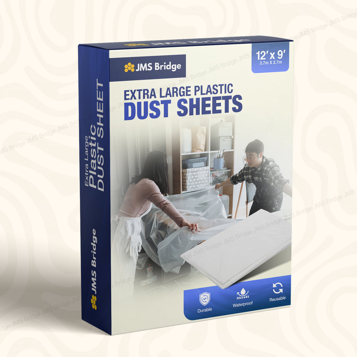 Plastic Dust Sheets: 12' x 9'