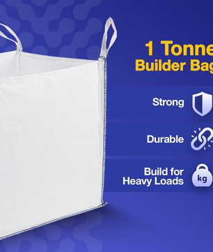 1 Tonne Bulk Bag – 1000kg Heavy Duty Builders Bag