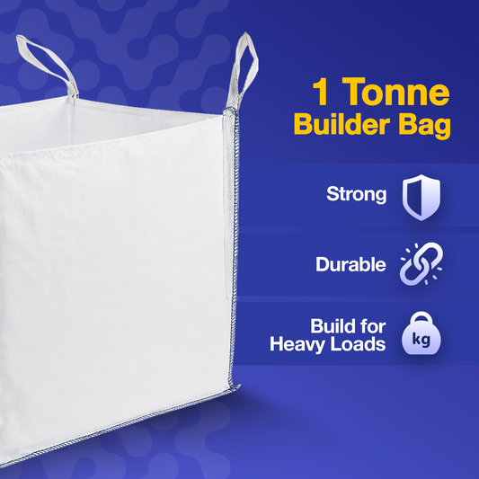 1 Tonne Bulk Bag – 1000kg Heavy Duty Builders Bag