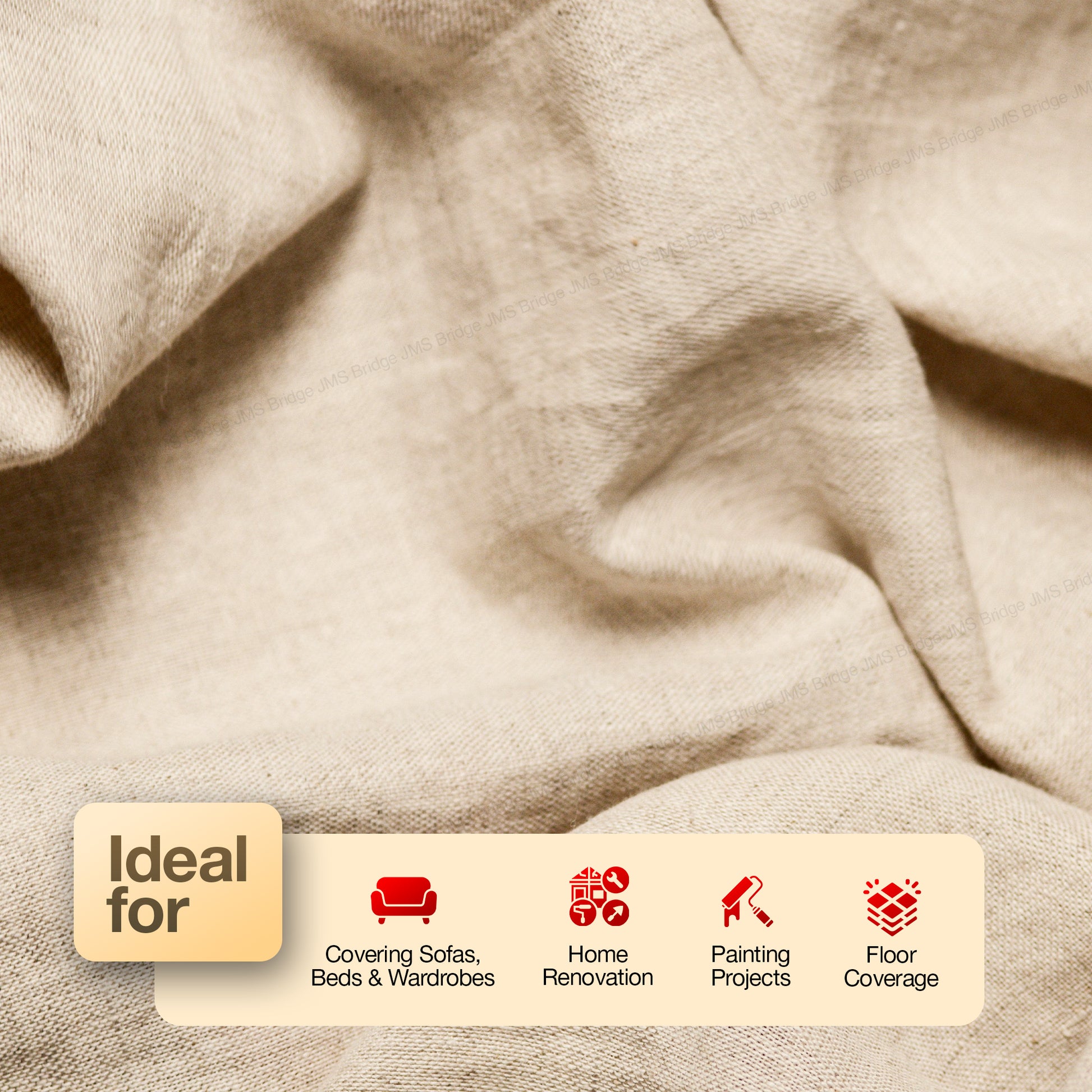 Canvas Dust Sheet: 12' x 9'