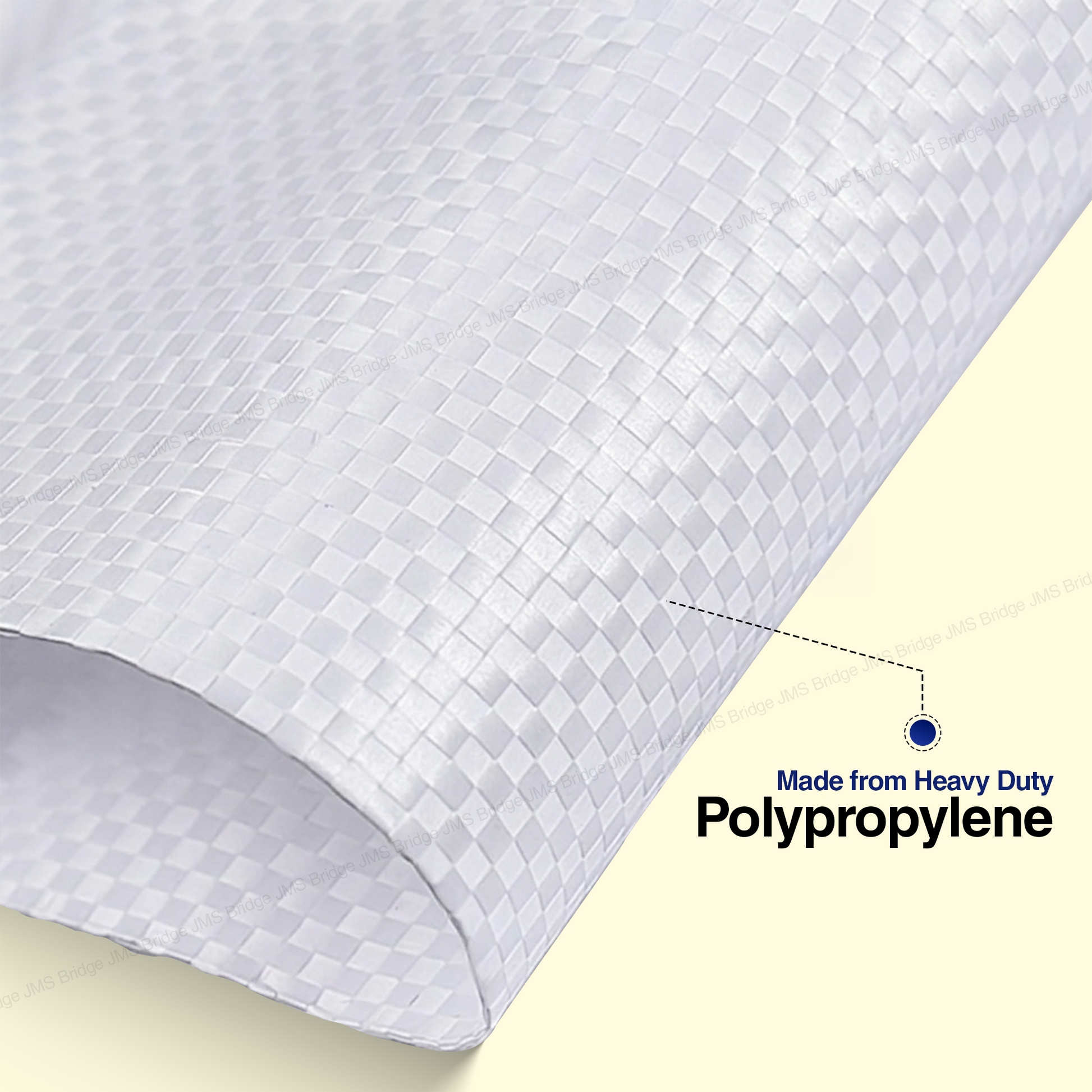100 x NEW Woven Polypropylene Rubble Builder Sacks Bags 55 cm x 85cm / 22" x 33" Approx