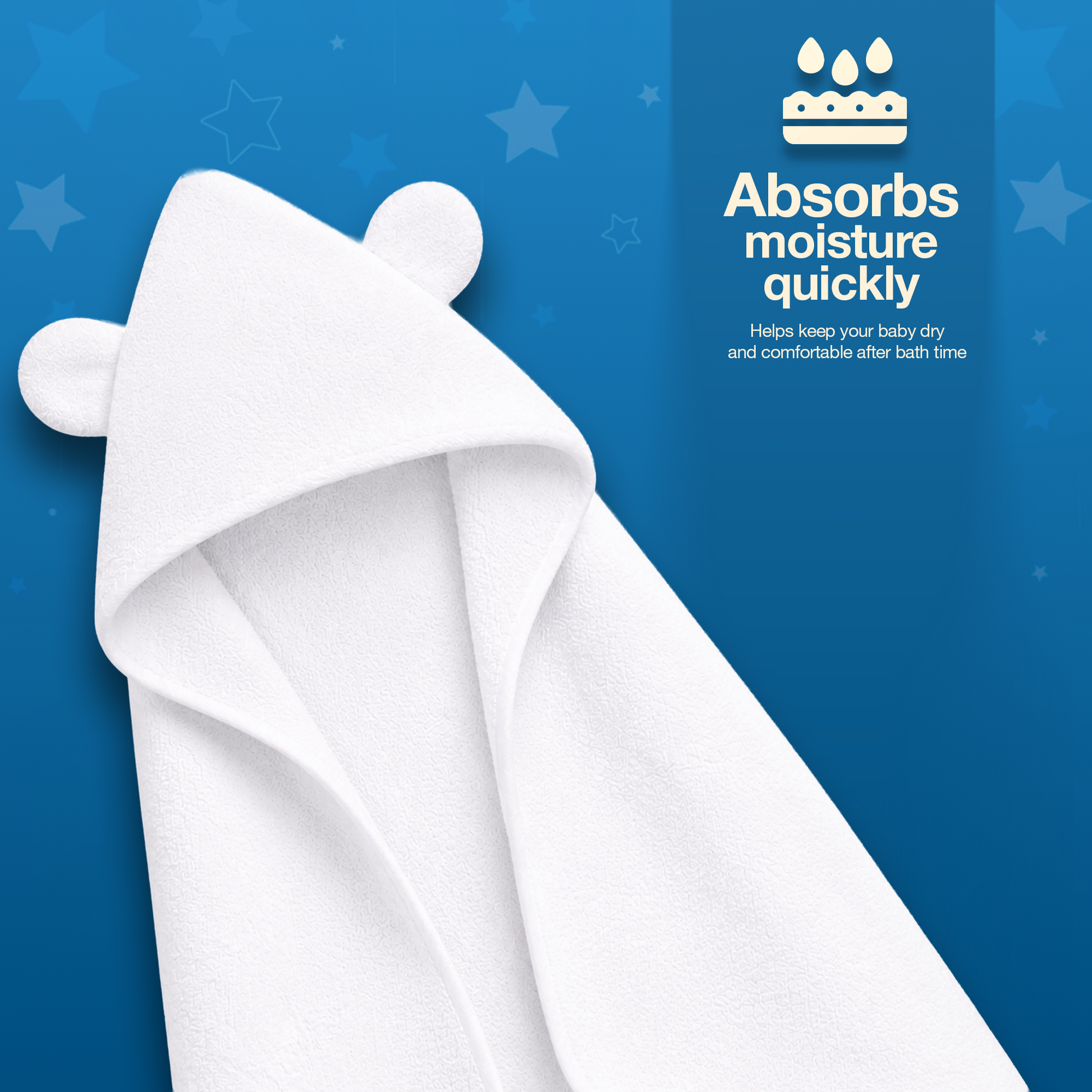 Baby Hooded Towels with Ears