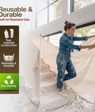 Cotton Stair Dust Sheets
