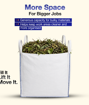 1 Tonne Bulk Bag – 1000kg Heavy Duty Builders Bag