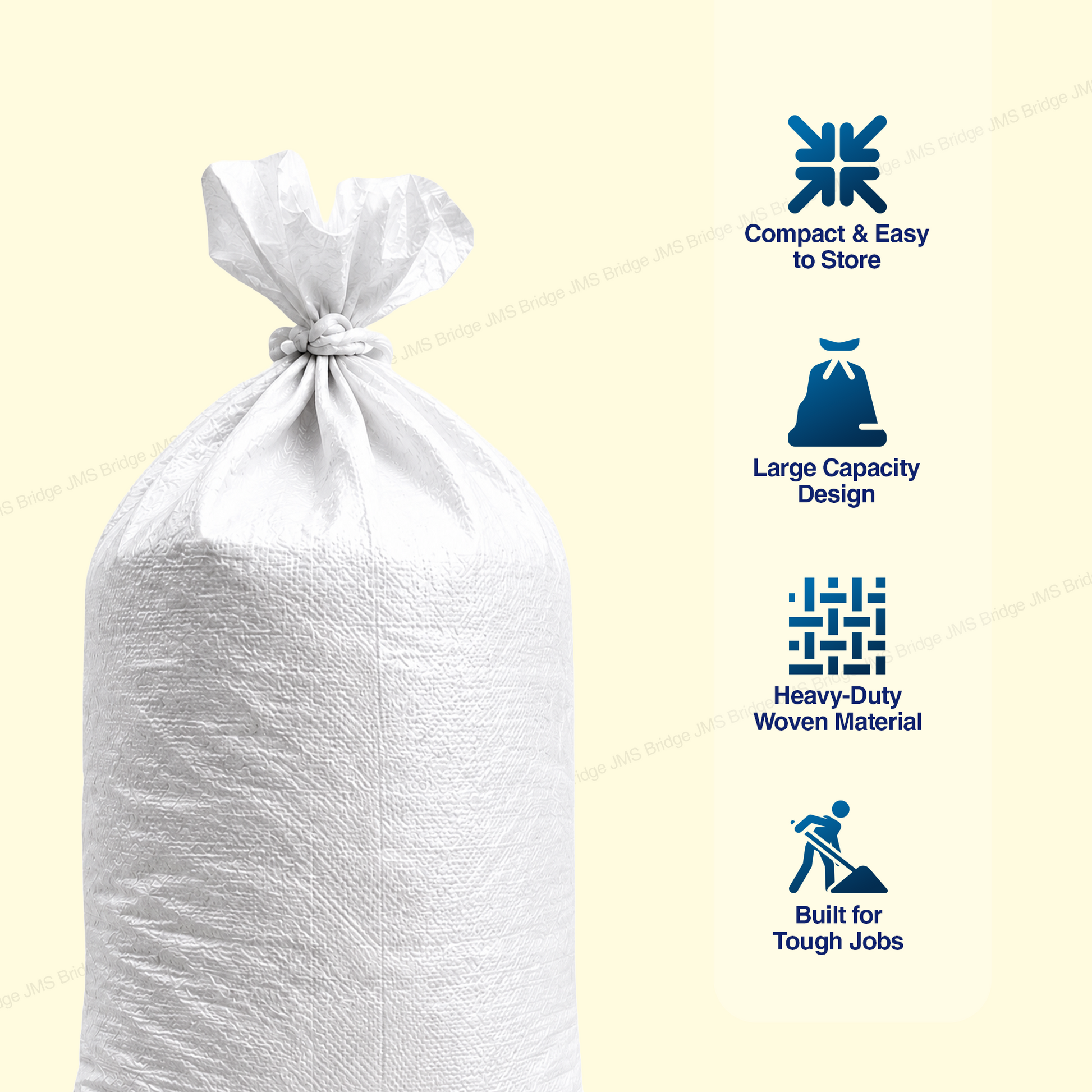 Woven Rubble Sacks – 55cm x 85cm