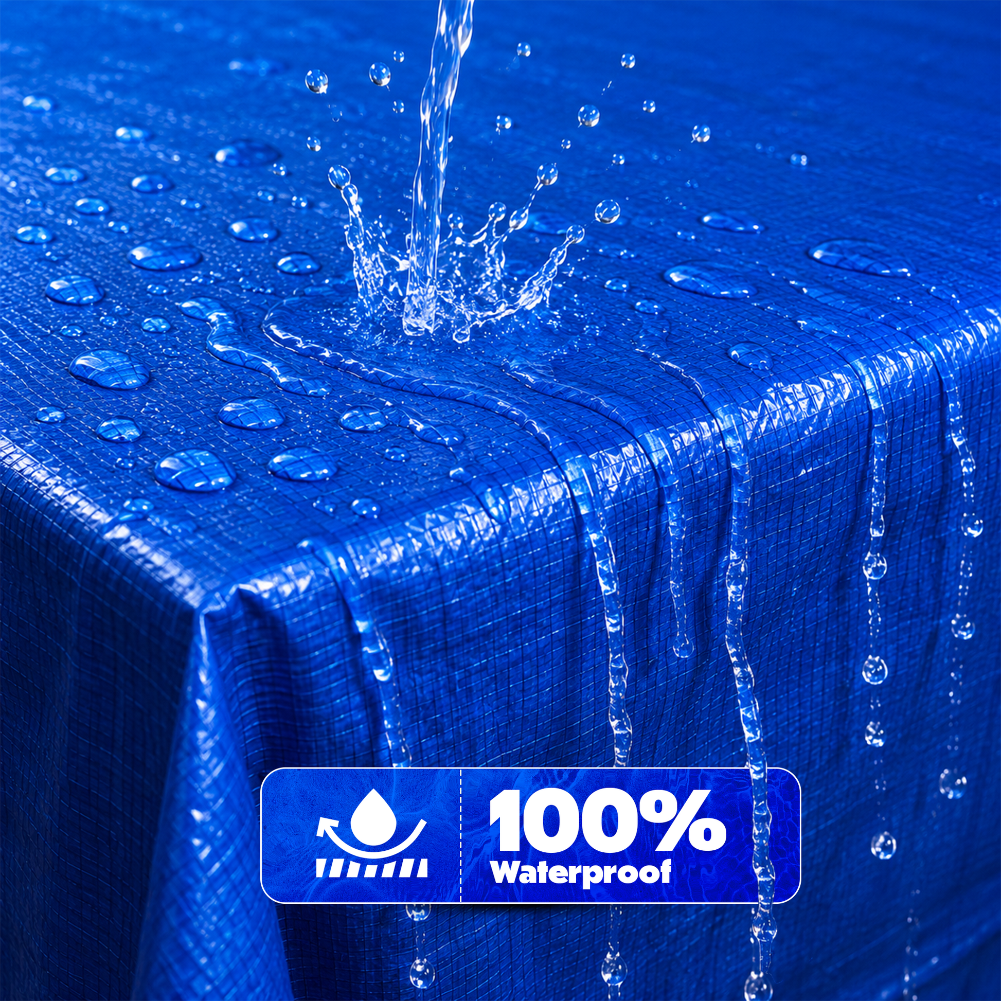 Heavy Duty Waterproof Tarps | UV & Rot-Proof | Reinforced Eyelets
