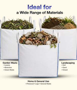 1 Tonne Bulk Bag – 1000kg Heavy Duty Builders Bag