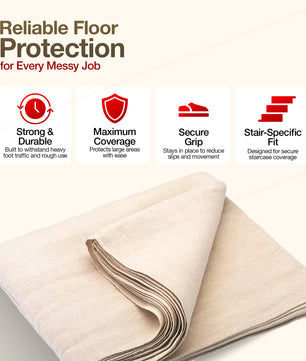 Cotton Stair Dust Sheets