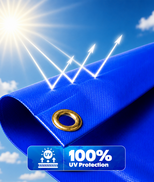 Heavy Duty Waterproof Tarps | UV & Rot-Proof | Reinforced Eyelets