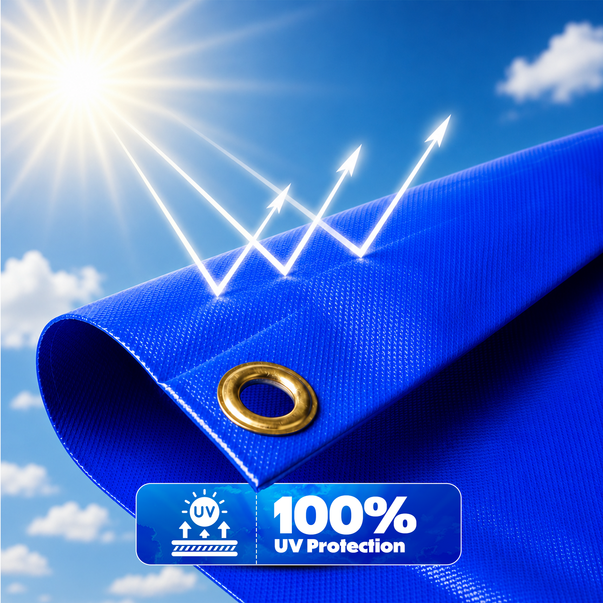 Heavy Duty Waterproof Tarps | UV & Rot-Proof | Reinforced Eyelets
