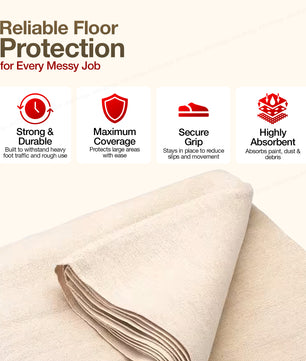 Canvas Dust Sheet: 12' x 9'