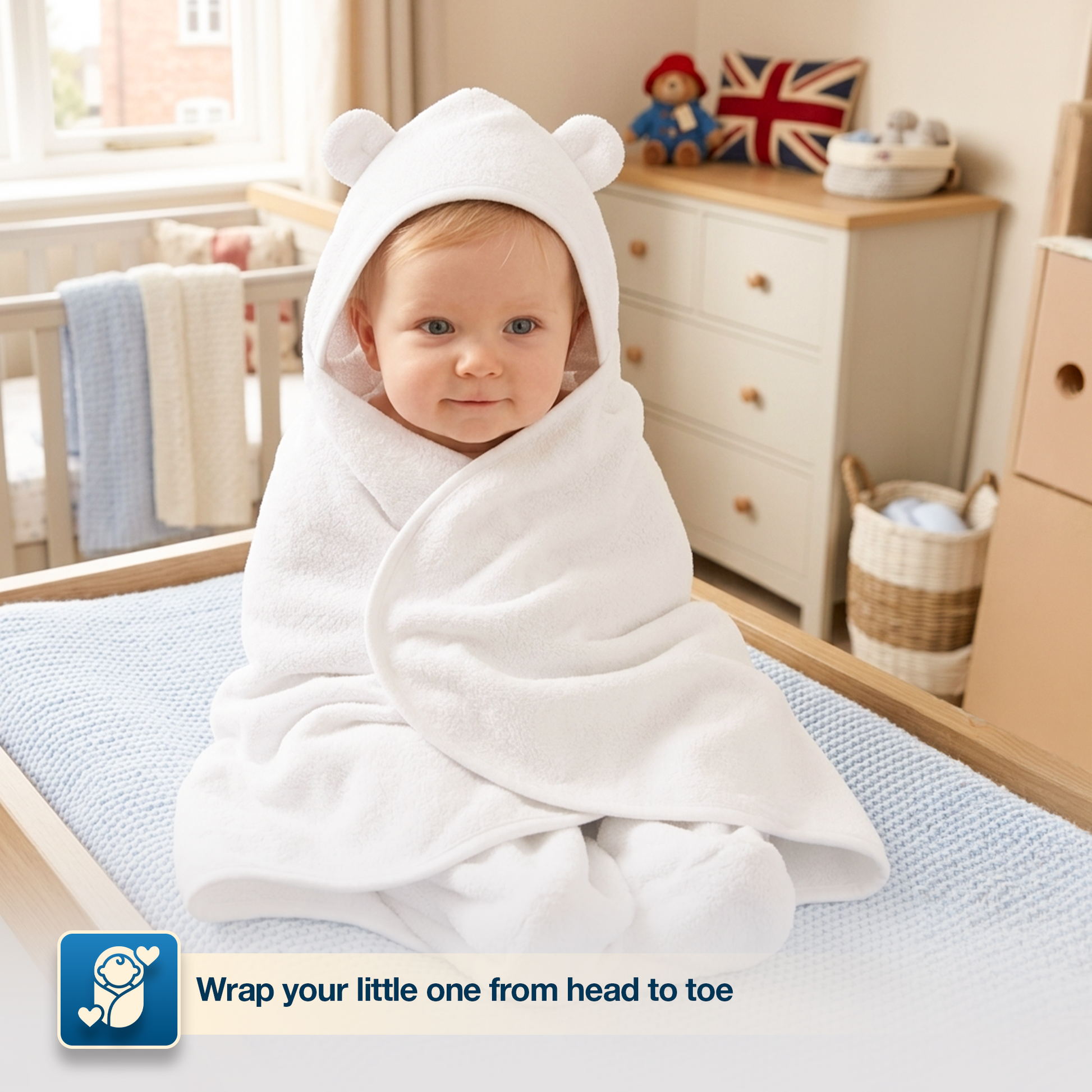 Baby Hooded Towels with Ears