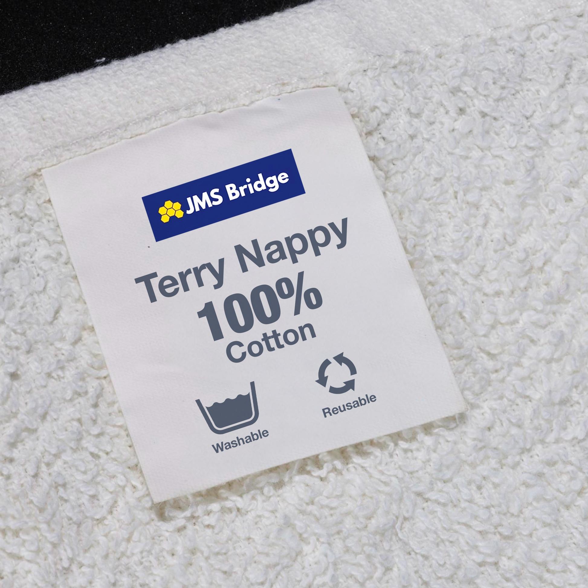 Terry Nappies 24"x24" | Soft Absorbent Cotton Cloth Nappies