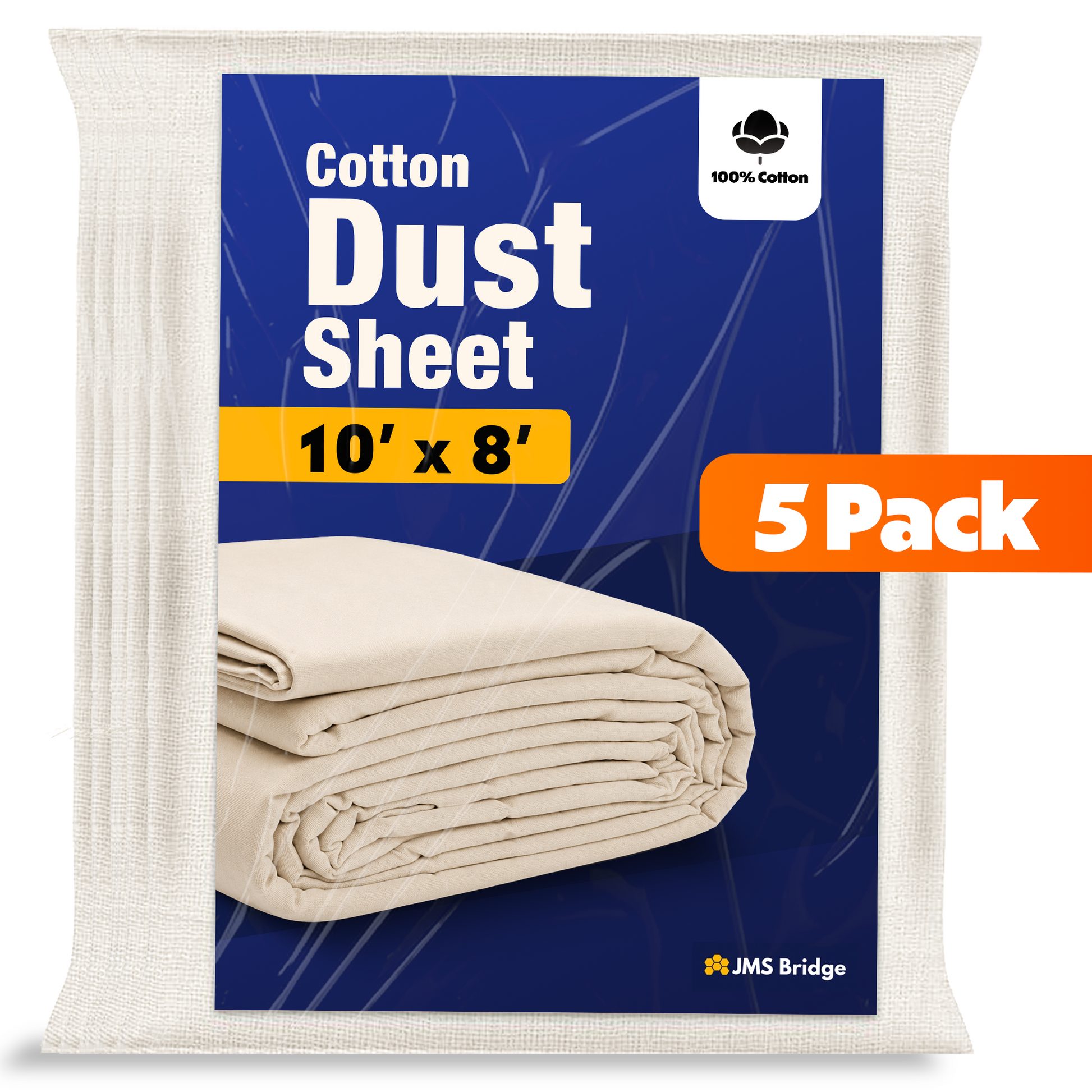 Cotton Dust Sheet - 10' x 8'