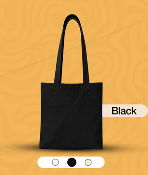 Cotton Tote Bags | Black, Natural & White | Reusable Shopping Bags
