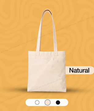 Cotton Tote Bags | Black, Natural & White | Reusable Shopping Bags