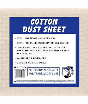 Cotton Dust Sheets - 10' x 8' - JMS Bridge