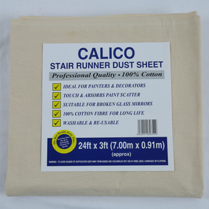 Calico Dust Sheets - JMS Bridge