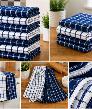 Kitchen Towels 40x65cm | Soft & Absorbent Cotton Dish Towels