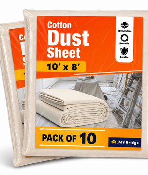 Cotton Dust Sheet - 10' x 8'